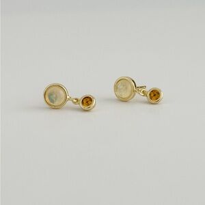 Little Stone Stud Earrings